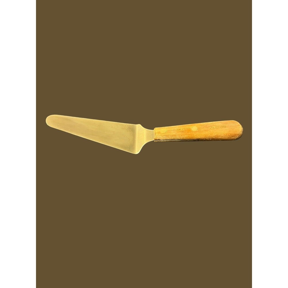 Dexter Pie Cake Knife Server Wood Handle S244 USA Vintage